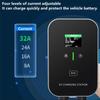 EV Wallbox 5M 7KW 32A Car Home EV Wallbox Charging Station Electric Car EV Wallbox With 5M Cable Color Screen