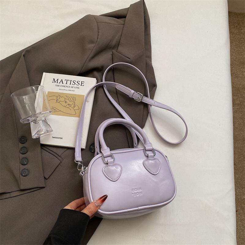 Летняя популярная маленькая сумка женская новая модная универсальная сумка через плечо высококлассная портативная сумка-боулинг