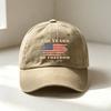 Printed baseball cap European and American soft top washed cotton dad hat outdoor sunshade sun protection cap embroidery logo