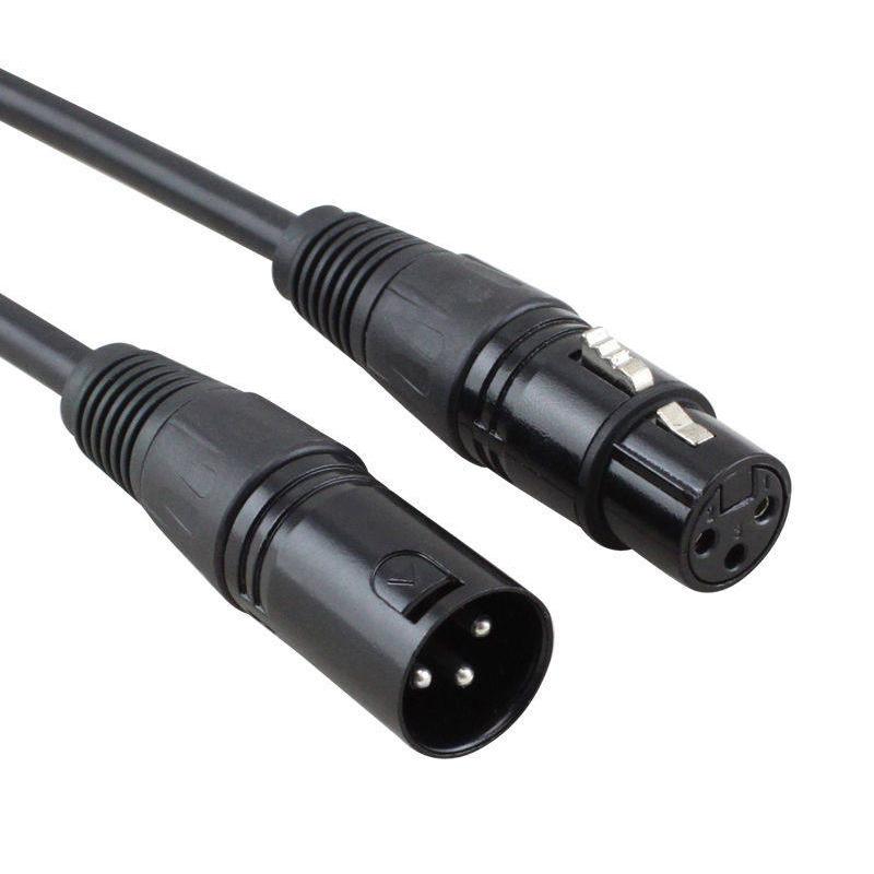 Кабель DMX 3-контактный DMX512 Папа-Мама для светодиодных Par-светильников, сценических огней, DMX-сигнальная линия, DJ-оборудование, DMX512 Сигнальная линия, XLR-разъем