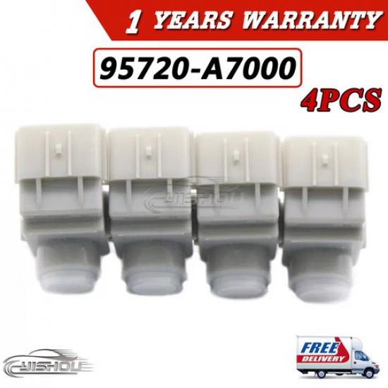 4PCS PDC Parking Sensor Bumper Reversing 95720-A7000 For Hyundai IX35 Kia cerato