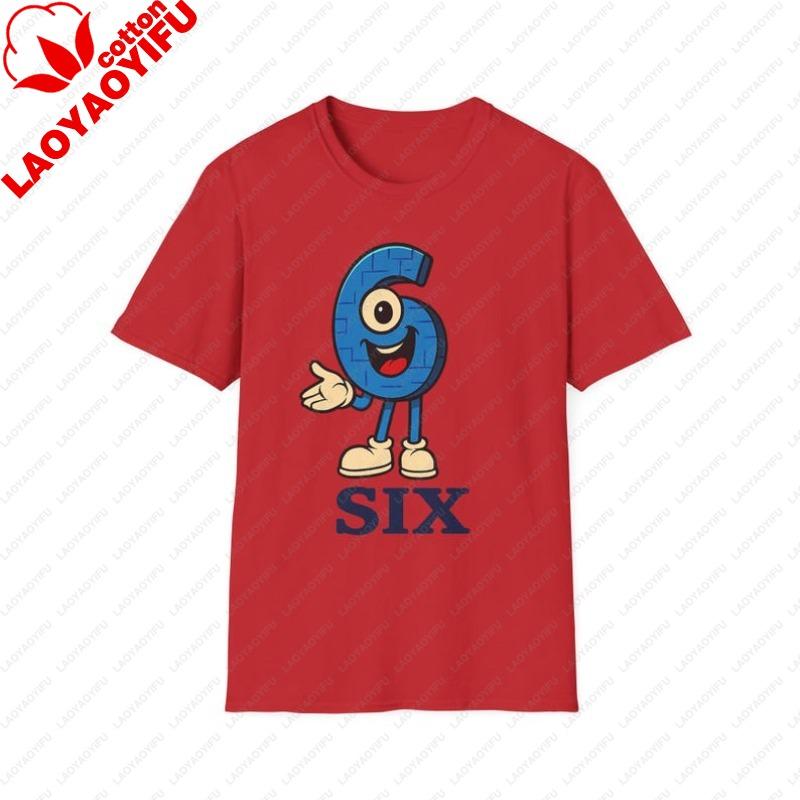 Couple Costume Duo 67 Meme Six Seven 67 Italian Brainrot Playful Unisex TShirt with Cartoon Number 6 Design Birthday Gift Top