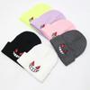 Anime Beanie Hats Funny Beanie Eyes Mouth Hat Winter Skiing Warm Cap Soft Headwear Elasticity Cartoons Beanie for Men and Women