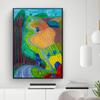 David Hockney Landscape Colorful Poster Arrival Of Spring Art Canvas Print Painting Wall Picture for Living Room Home Decoration