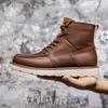 Extra Large Size Men's Shoes 2025 Spring and Autumn New Retro Martin Boots American Short Boots Outdoor Tooling Boots