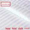Spot Hotel Bedding: White Cotton Polyester Satin 3cm Fabric 4-Piece Set - Quilt Cover, Bed Sheet, Pillowcase.