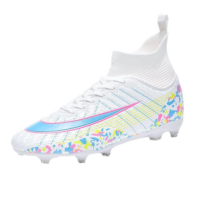 Футбольные бутсы осень новые высокие молодежные противоскользящие сломанные ногти TF длинные ногти спортивная обувь тренировочные футбольные бутсы