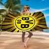 Пляжное полотенце Borussia fcfc, Быстросохнущее, Легкое в уходе, Подходит как для фитнеса, так и для пляжного отдыха, Спортивная необходимость