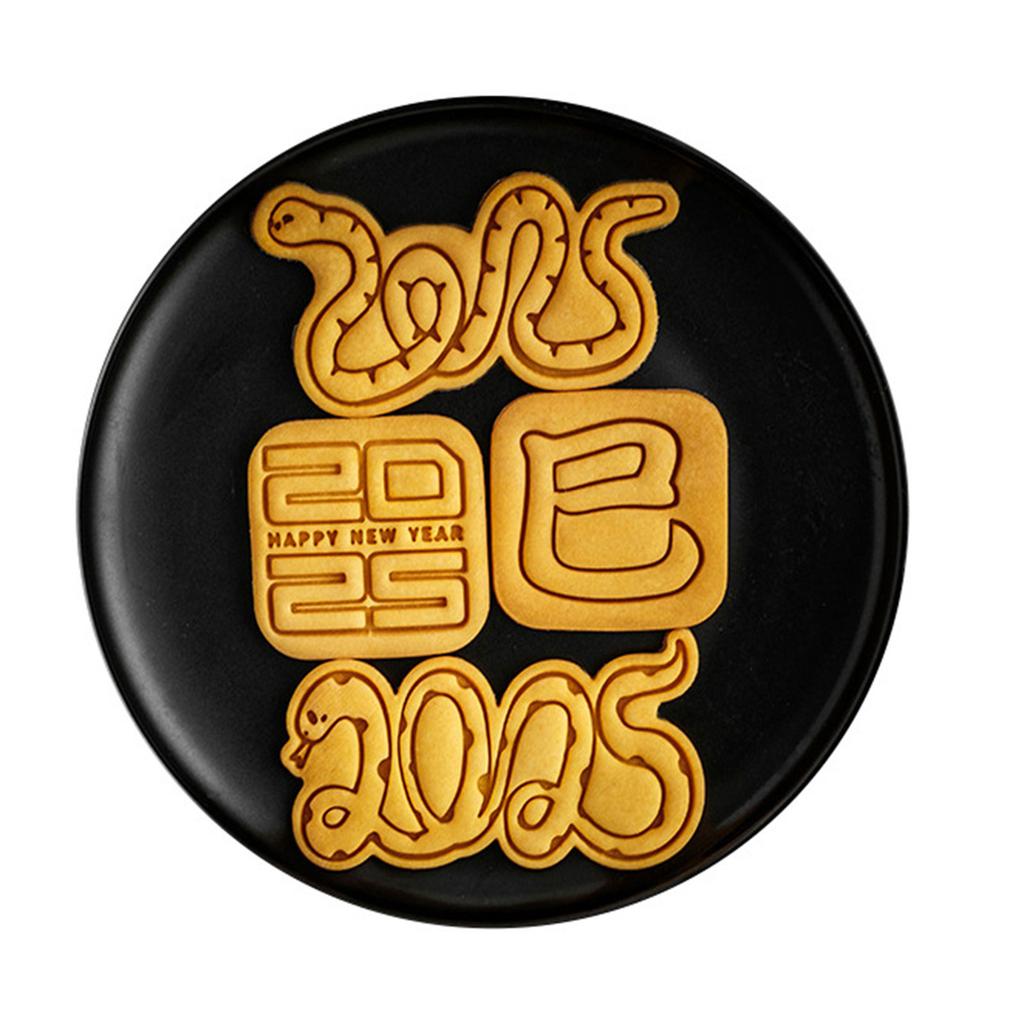 Plastic Snake Cookie Molds Biscuit Molds Baking Accessories for New Year Baking Project Plastic Kitchen Bakewares