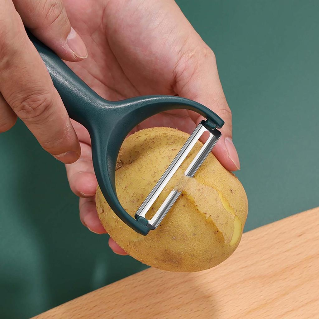 Многофункциональная овощечистка для дыни и фруктов из нержавеющей стали, подходит для использования на кухне и в домашних условиях