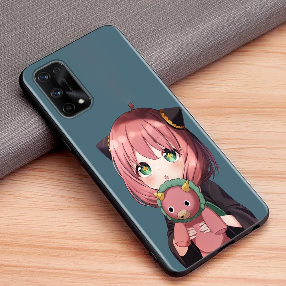 Чехол для телефона SPYx FAMILY Ania для OPPO Realme C1 C2 C3i C21 C21Y C25s C15 C11 C12 C20 XT GT GT2 X50 5G Narzo Pro, черный мягкий чехол