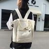 Простой школьный рюкзак женский для старшеклассниц и студенток колледжа, рюкзак большой вместимости, популярный оригинальный стиль, дорожный рюкзак