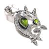 Peridot Handmade 925 Sterling Silver Jewelry Pendant 2.56" Y3l39
