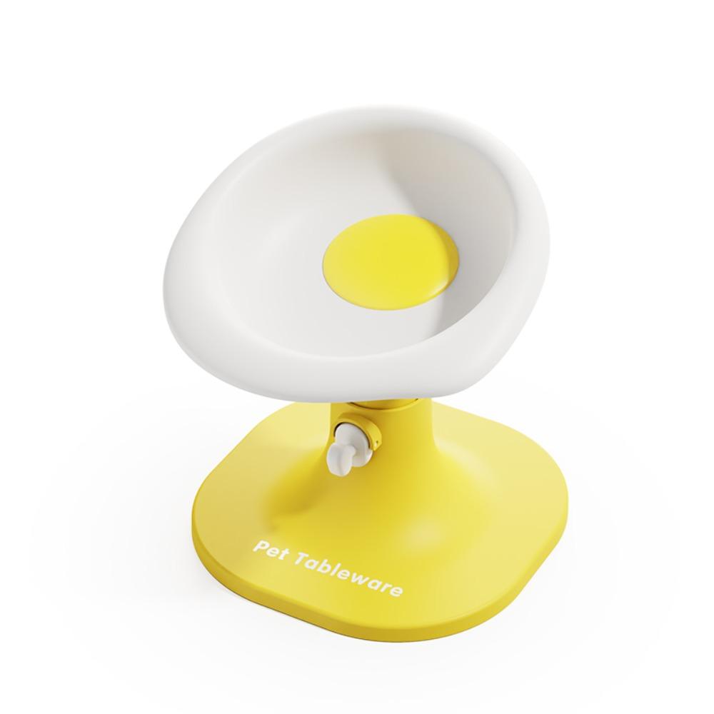 Creative Pet High Footed Bowl Adjustable Height Angle Non-Slip Cat Food Water Bowl Cartoon Cute Pet Water Feeder Container