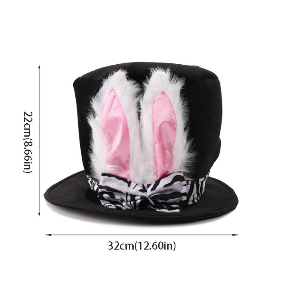 Festive Style Bunny Ear Hat Large Ears Costume Headgear Fun Gift Top Hat Easter Party