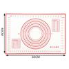 60*40cm Silicone Baking Mat Pizza Dough Maker Pastry Kitchen Cooking Tools