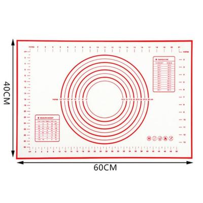 60*40 см силиконовый коврик для выпечки пиццы тестомес кондитерские кухонные инструменты для приготовления пищи