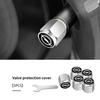 BBFG7 5pcs Car Wheel Tire Valve Protection Caps Auto Accessories For Opel Insignia Corsa Zafira Mokka Grandland Antara Ampera
