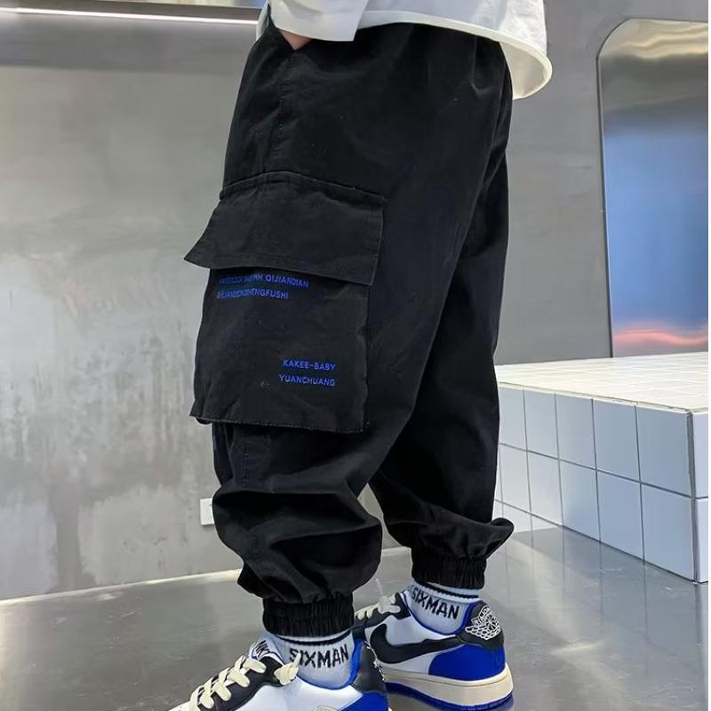 Комбинезоны для мальчиков в корейском стиле на весну/осень: Свободный повседневный крой 2024 года для детей