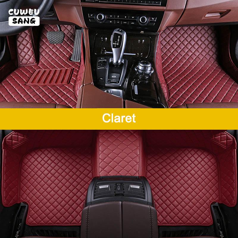 CUWEUSANG Custom Car Floor Mats For Lexus IS IS200 IS200C IS250 IS300 IS300h IS350 IS500 Auto Carpets Foot Coche Accessoriessor