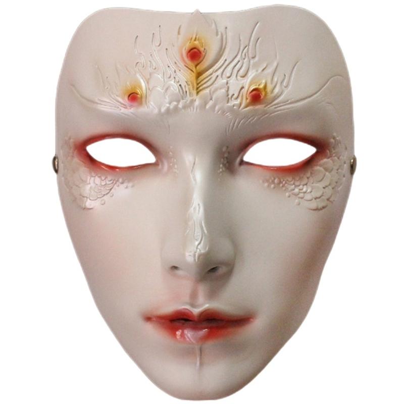 Masquerade Mask Beauty Mask Cosplay Mask Mechanical Full Face Mask for Carnivals Halloween Dress up Party Mask Women Men