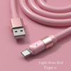 100W Super Fast Charge Data Cable Is Suitable For Apple Huawei Type-C Interface Liquid Silicone Charging Cable