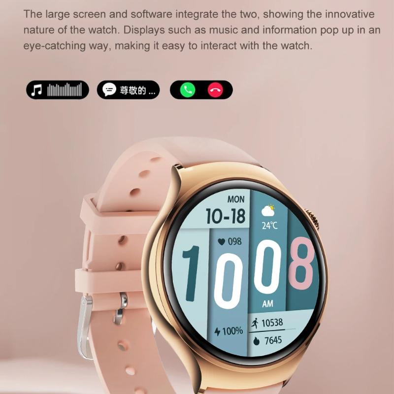 2025 Новые женские модные умные часы Женские AMOLED HD экран GPS Пульсометр Звонки по Bluetooth Водонепроницаемые Уличные умные часы для Xiaomi