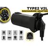 TYPE 2 Female to Schuko Universal Socket EV Discharge Adapter for BYD MG Geely Jaecoo ZEEKR XPENG Deepal Omoda V2L Power Output
