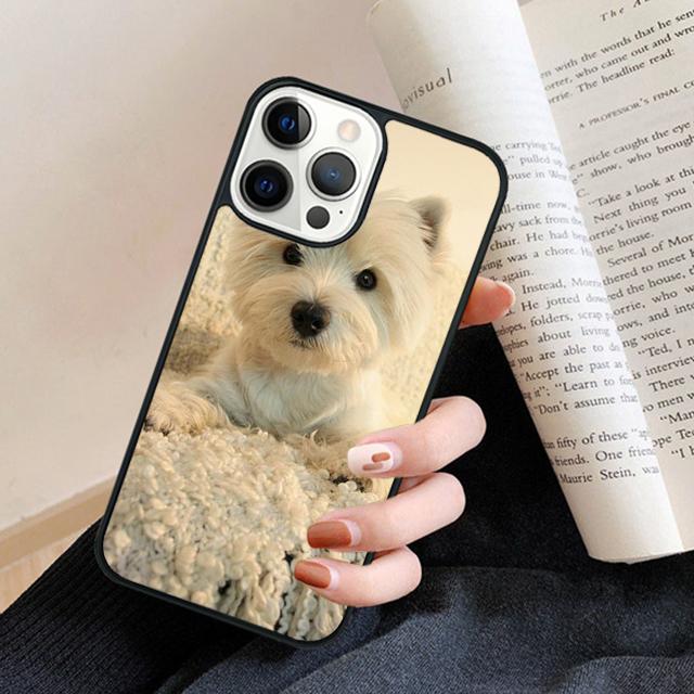Чехол для телефона West Highland White Terrier Для iPhone 17 Air 16 15 14 Plus для apple 16 11 12 13 Pro Max coque