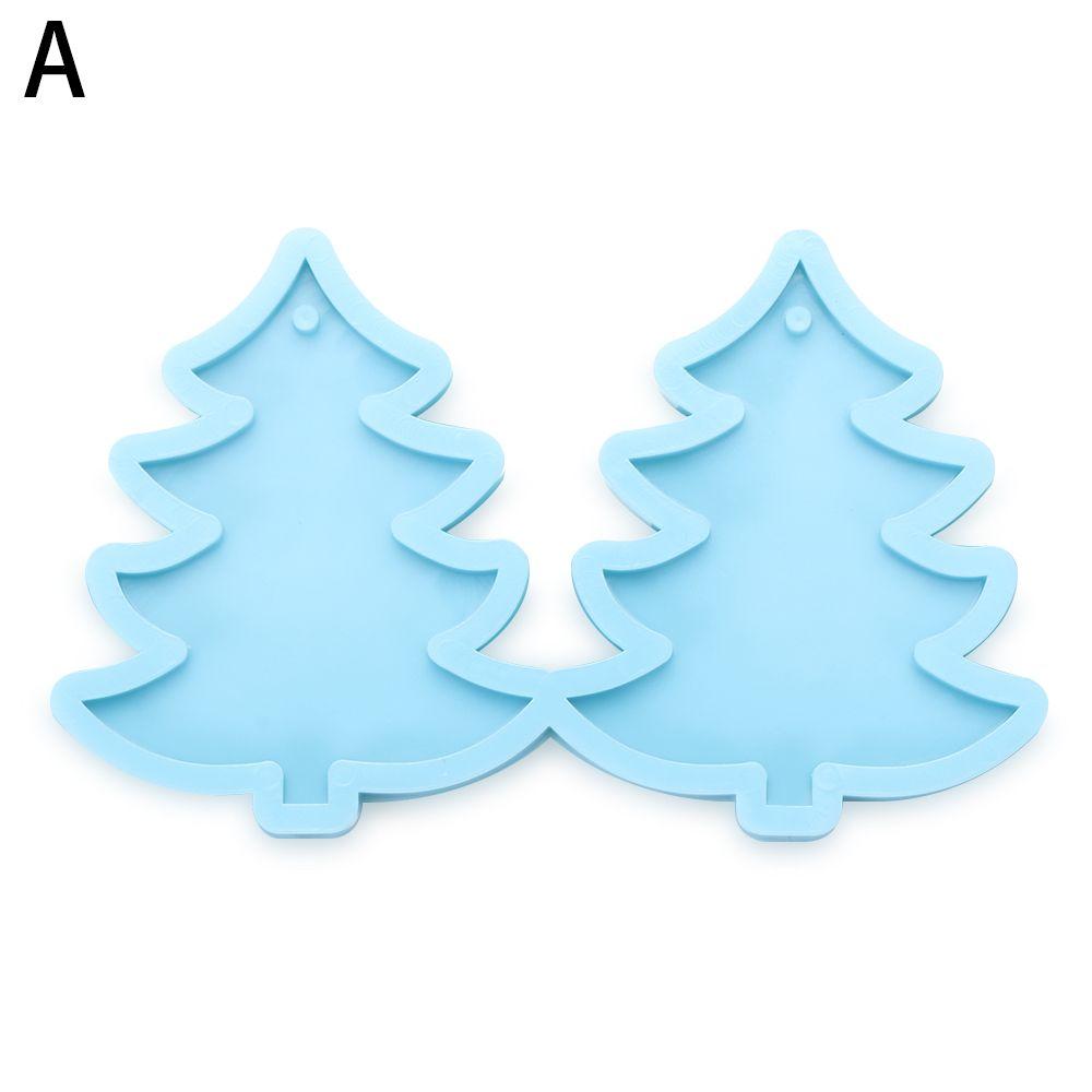 Dangle Jewelry Making Tools Earrings Resin Mold Pendant Molds Merry Christmas Resin Silicone Mould