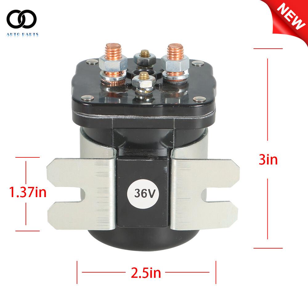 Solenoid 586-117111 For EZGO Club Car Yamaha 1988-2005 Golf Cart 36V 200 Amp DC