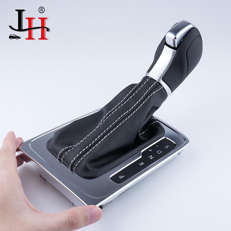 1 шт., головка шестерни DSG, ручка переключения передач DSG, крышка рычага, красные линии и белые линии, пылезащитный чехол для VW Passat B7 CC 3AD 713