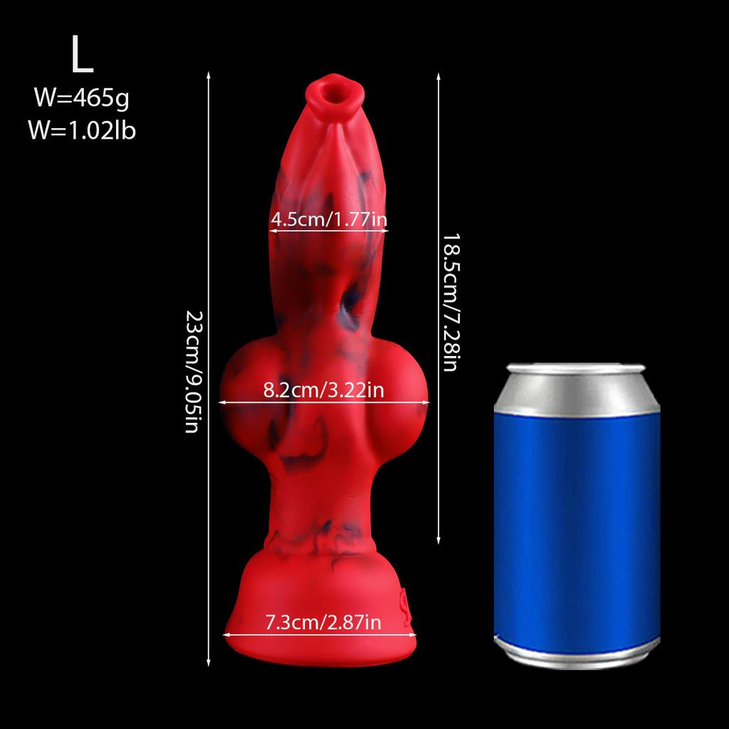 Новый собачий член имитация животного пениса собака подвесной дилдо женская мастурбация 133,33 см-дюймовый взрослый секс-продукт