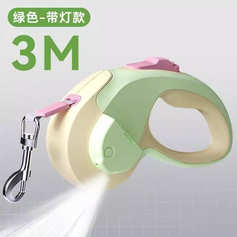 Luminous Automatic Retractable Dog Leash Anti‑Break Safety Walking Pet Leash Chain for Small Medium Dogs Daily Outdoor Supplies