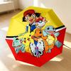 Pokemon Team 8 Ribs 3Fold Black Glue Uv Protection Umbrella Sun Protection Rainproof Compact Folding Umbrella For Travel Daily Use C924236
