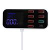 8 Ports Multiple USB Fast Chargers Charging Station Hubs Digital Display for IOS Android