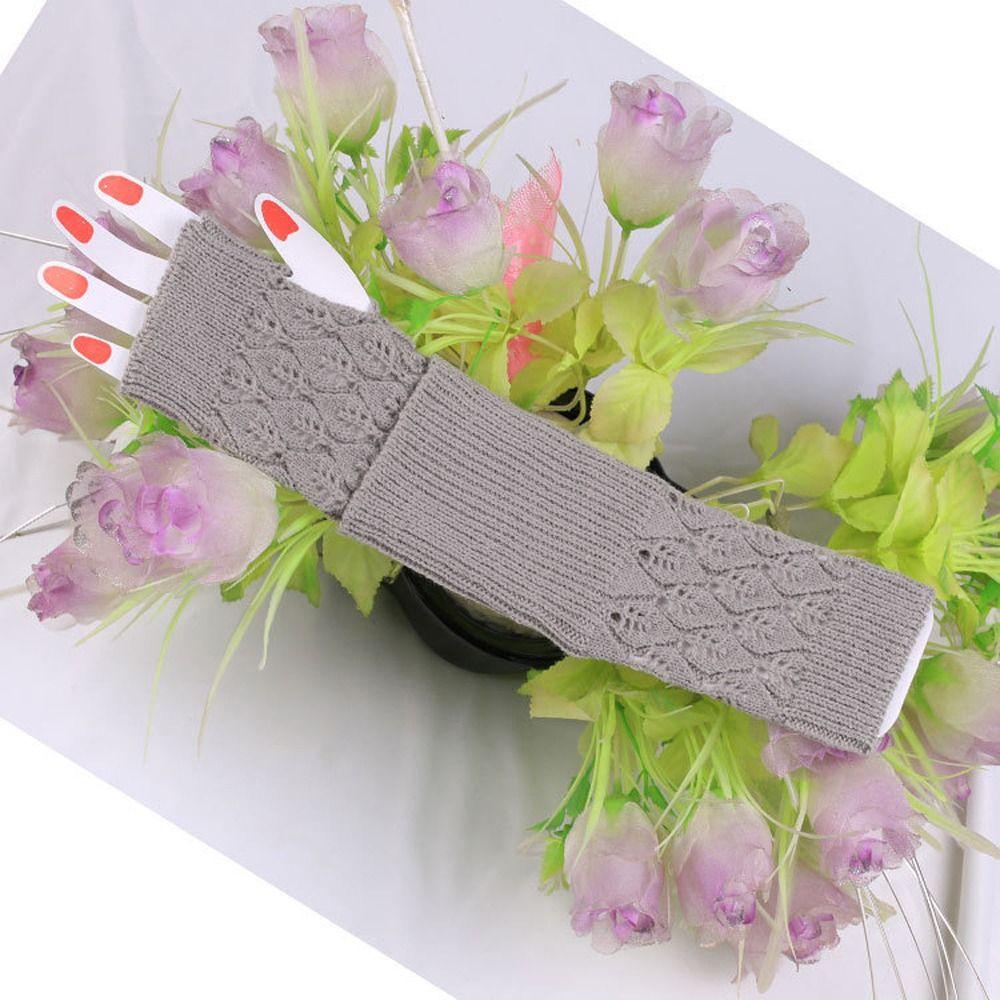 Экран Вождение Зима Анти-УФ Велосипедные Трикотажные Перчатки Полупальцевые Перчатки Без Пальцев Женские Варежки