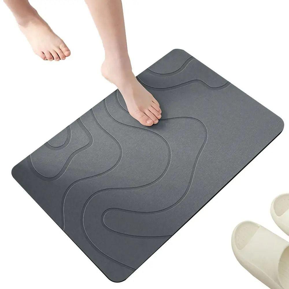 Super Absorbent Bathroom Anti-slip Mat 40x60cm Kitchen Floor Mat New Entrance Carpet