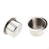 2 шт. Подстаканник из нержавеющей стали, полированный, для лодки, автомобиля, грузовика, кемпера, дома на колесах, высота: 55мм/2,17''