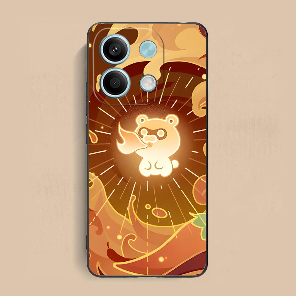 Игровой чехол GI Xiangling Матовый ТПУ для мобильного телефона Xiaomi Redmi Note 14 13 12 11 S Pro Plus 4G 5G Цветная печать