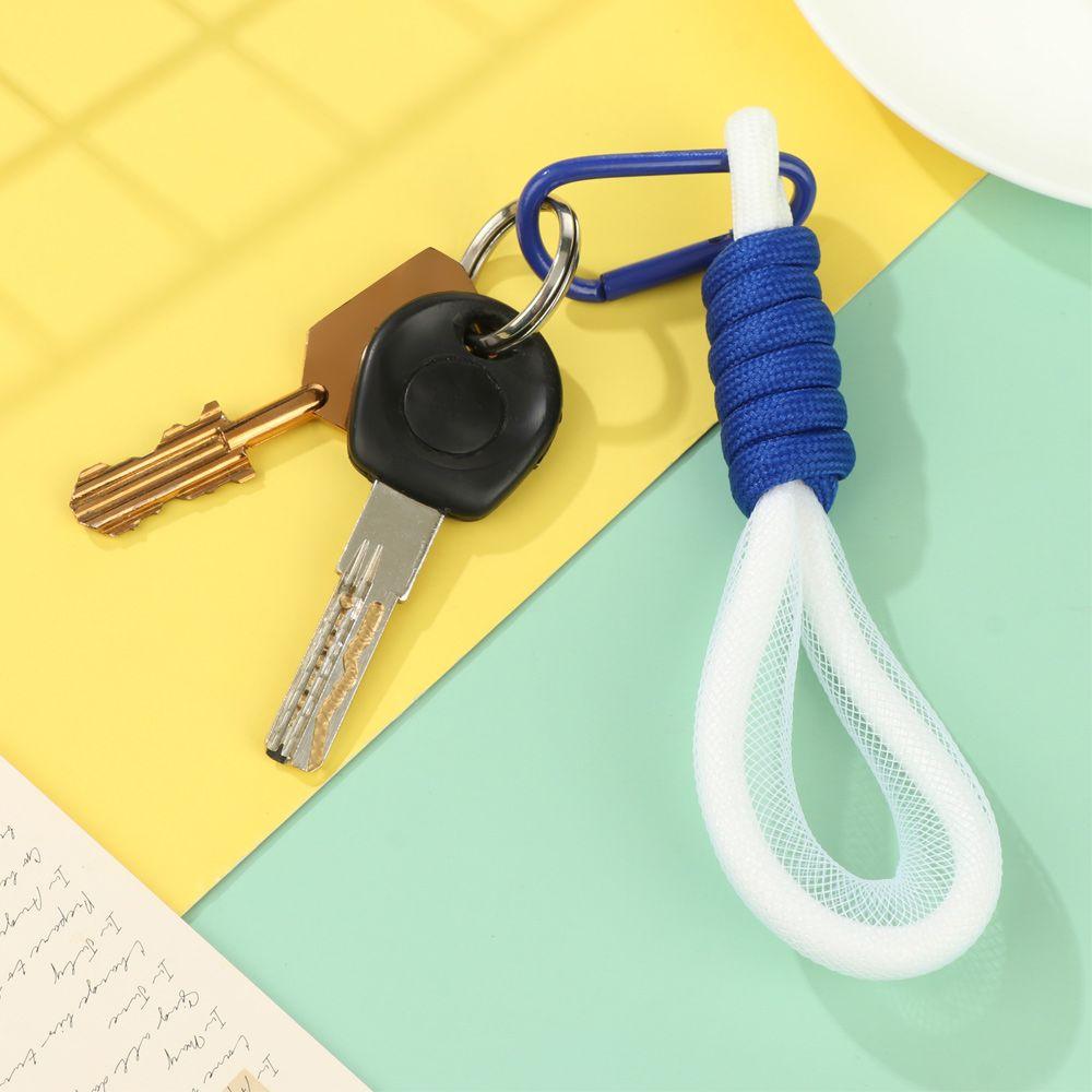 Color Keycord Hanging Trousers Accessories Braided Strips Mesh Landyard Lanyard Phone Strap