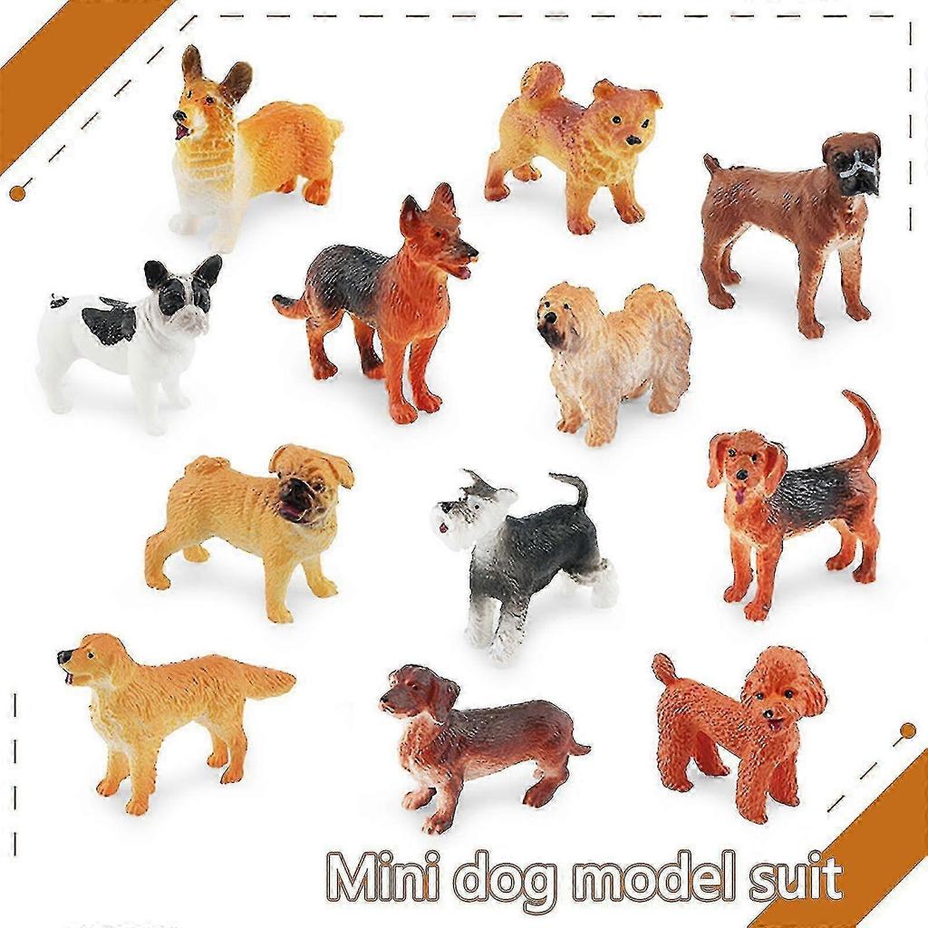 12-piece set of colorful lifelike lizard mini animal and small animal model ornaments