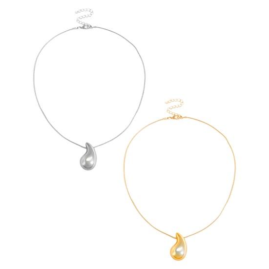 Женское ожерелье с подвеской Water Punk Chain Glossy Charm ожерелье Drop ожерелье ювелирные изделия Подарочный аксессуар