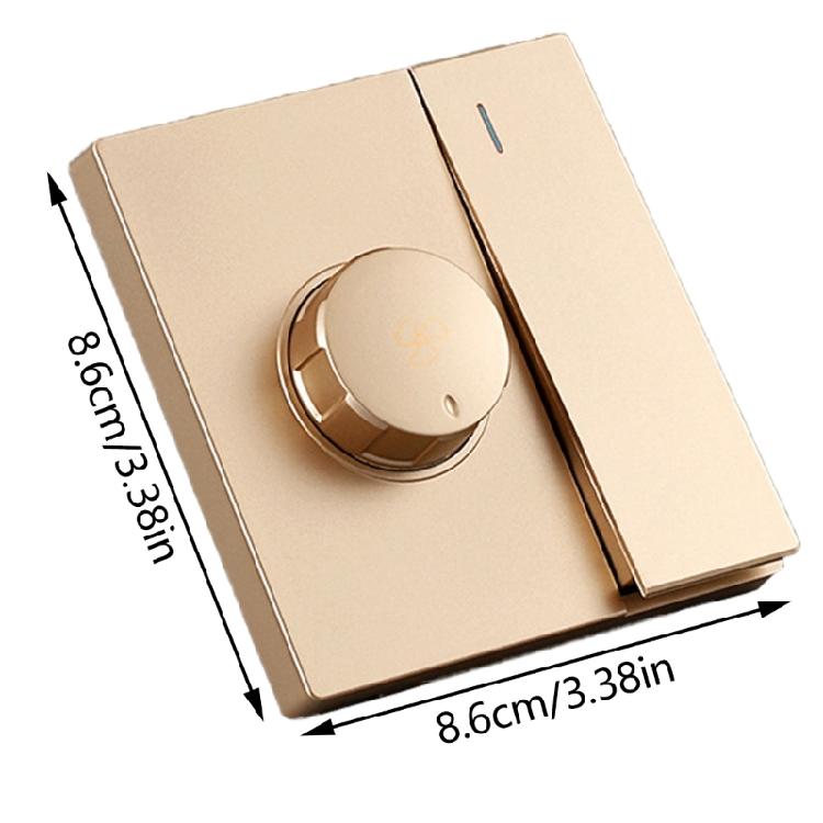 Type 86 Ceiling Fan Speed Manager Wall Fitted Fan Speed Controller Enjoy Noise Cancelling and Energy Efficiency Use