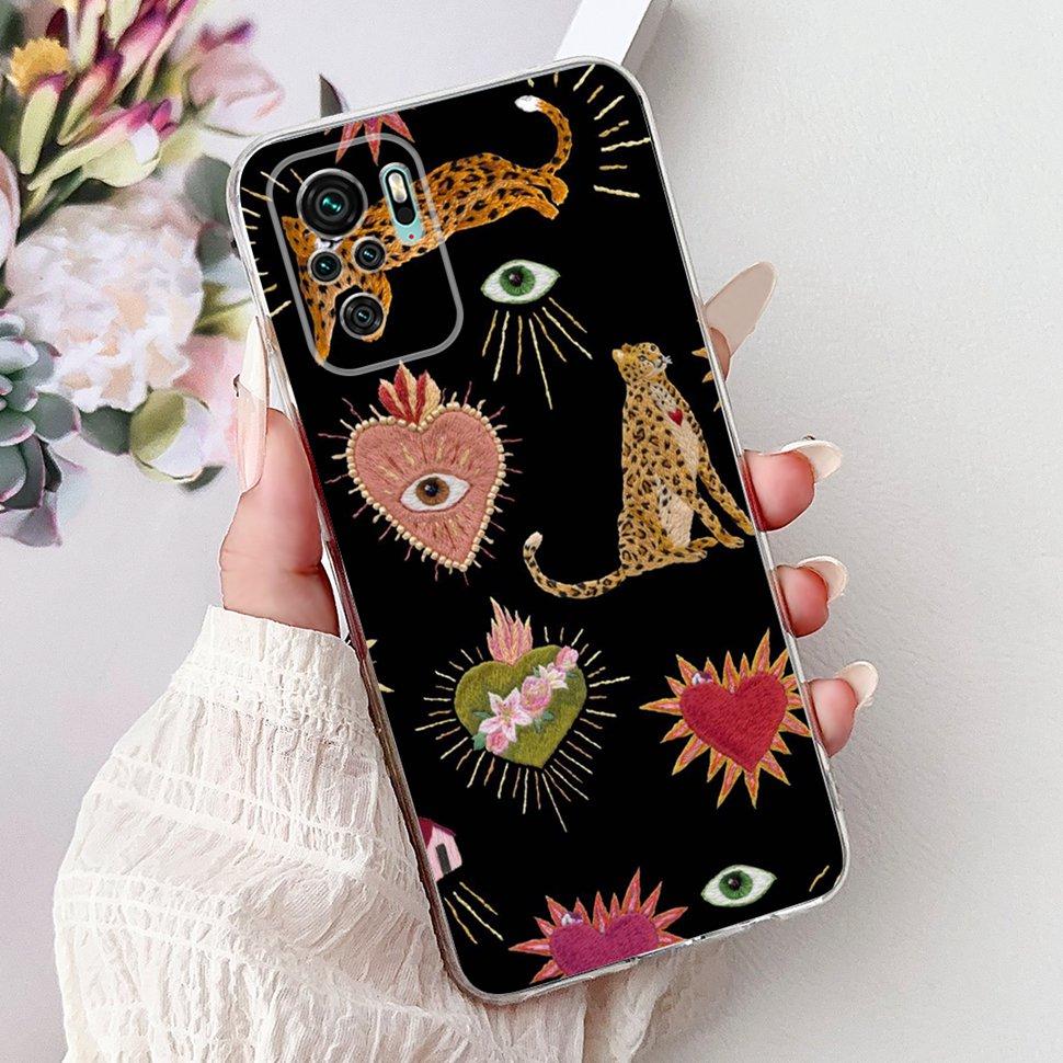 Nice Patterned Case for Xiaomi Redmi Note 10S Cover Silicone Soft TPU Protector Shell for Redmi Note 10 10S Cases Fundas Coque