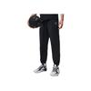 Li-Ning Wade Series Logo Print Mid-Waist Ice-Sense Knit Sports Pants Men Bottoms Black AYKT501-1