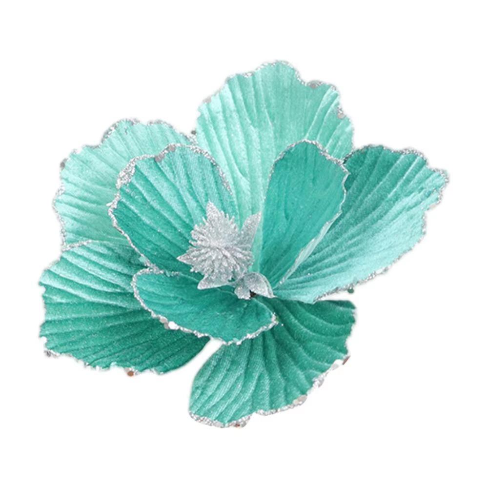 Exquisite Design Glitter Christmas Flower DIY Artificial Flowers New Year