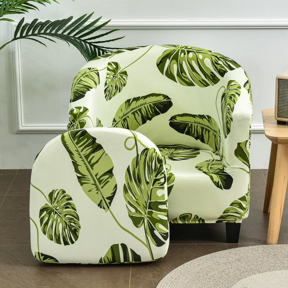 Чехол на один стул, чехол для дивана, универсальный защитный чехол, полукруглый чехол для ванны, чехол для дивана, подушка