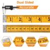 PVC Soft Tape Measures Double Scale Flat Ruler Portable Body Measuring Ruler
