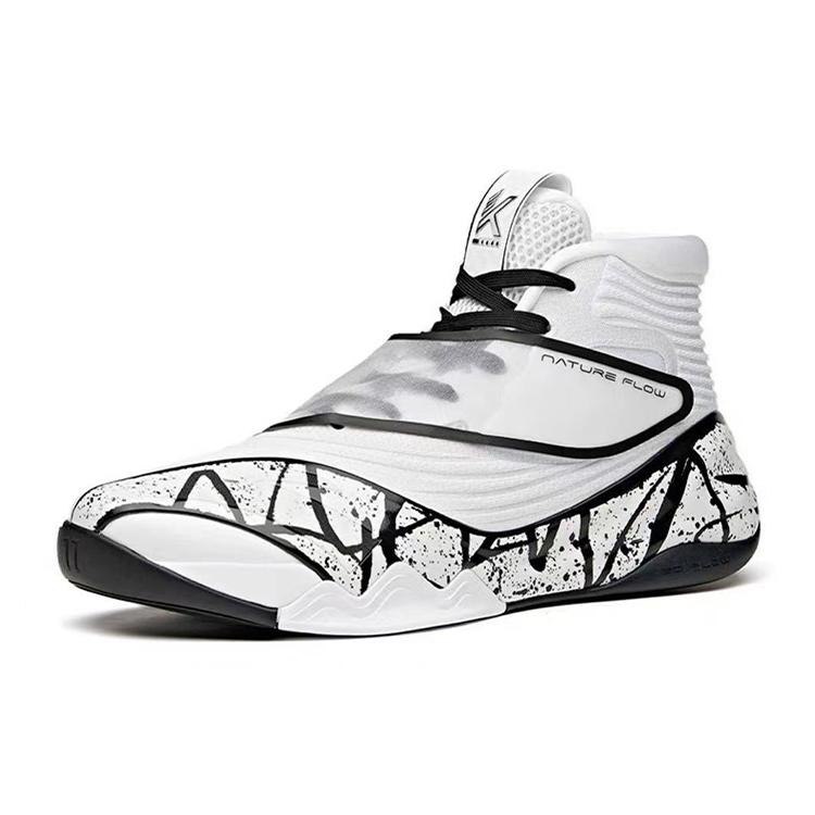 Anta KT6 Textile, Synthetic Leather, TPU Cushioning Slip Resistant Abrasion Resistant Coverage Support Rebound High top 112121101-3